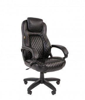 Кресло для руководителя  CHAIRMAN 432 (Экокожа черная) в Приобье - priobie.ok-mebel.com | фото