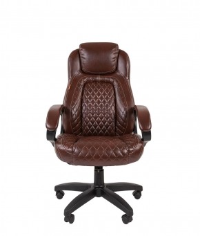 Кресло для руководителя  CHAIRMAN 432 (Экокожа коричневая) в Приобье - priobie.ok-mebel.com | фото 2