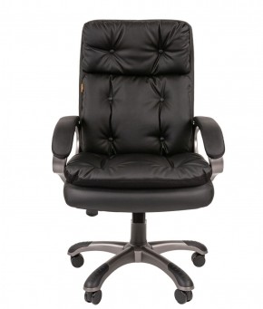 Кресло для руководителя  CHAIRMAN 442 (экокожа черная) в Приобье - priobie.ok-mebel.com | фото 1