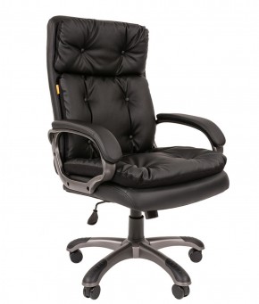 Кресло для руководителя  CHAIRMAN 442 (экокожа черная) в Приобье - priobie.ok-mebel.com | фото 2