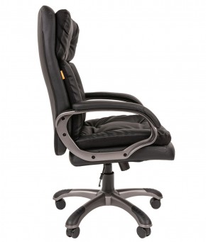 Кресло для руководителя  CHAIRMAN 442 (экокожа черная) в Приобье - priobie.ok-mebel.com | фото 3