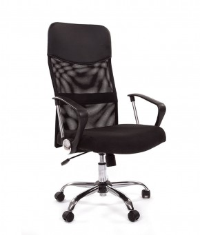 Кресло для руководителя CHAIRMAN 610 N (15-21 черный/сетка черный) в Приобье - priobie.ok-mebel.com | фото 1
