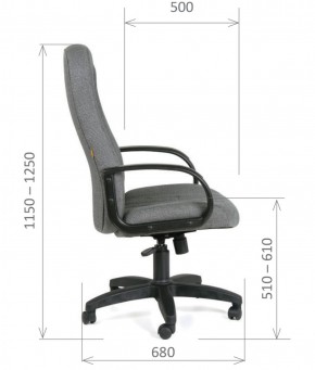 Кресло для руководителя  CHAIRMAN 685 СТ (ткань стандарт 10-356 черная) в Приобье - priobie.ok-mebel.com | фото 6