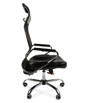 Кресло для руководителя CHAIRMAN 700 (Сетка) Черное в Приобье - priobie.ok-mebel.com | фото 3