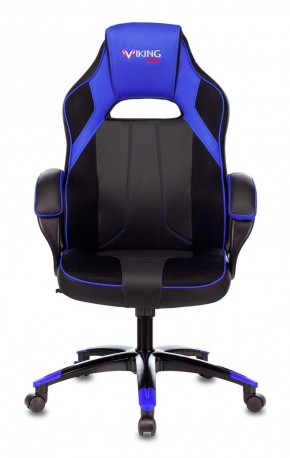 Кресло игровое Бюрократ VIKING 2 AERO BLUE черный/синий в Приобье - priobie.ok-mebel.com | фото 2
