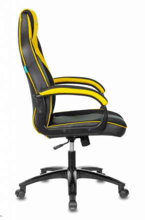 Кресло игровое Бюрократ VIKING 2 AERO YELLOW черный/желтый в Приобье - priobie.ok-mebel.com | фото 3