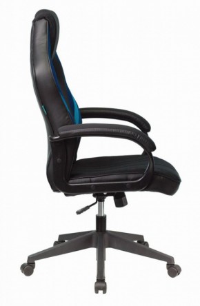Кресло игровое Бюрократ VIKING 3 AERO BLUE черный/синий в Приобье - priobie.ok-mebel.com | фото 3