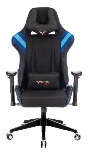 Кресло игровое Бюрократ VIKING 4 AERO BLUE черный/синий в Приобье - priobie.ok-mebel.com | фото 3