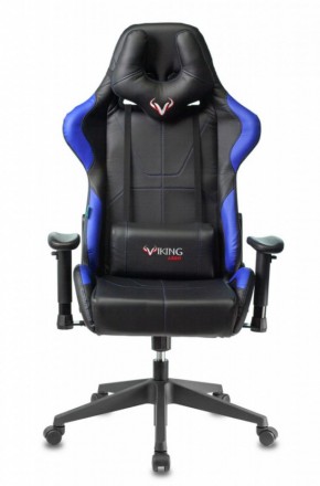 Кресло игровое Бюрократ VIKING 5 AERO BLUE черный/синий в Приобье - priobie.ok-mebel.com | фото 3