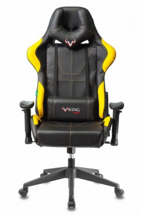 Кресло игровое Бюрократ VIKING 5 AERO YELLOW черный/желтый в Приобье - priobie.ok-mebel.com | фото 3
