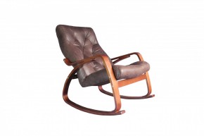 Кресло качалка Гранд 103-З-Ш Шоколад в Приобье - priobie.ok-mebel.com | фото 1