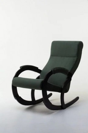Кресло-качалка КОРСИКА 34-Т-AG (зеленый) в Приобье - priobie.ok-mebel.com | фото 1