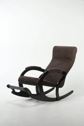 Кресло-качалка МАРСЕЛЬ 33-Т-AC (кофе) в Приобье - priobie.ok-mebel.com | фото 1