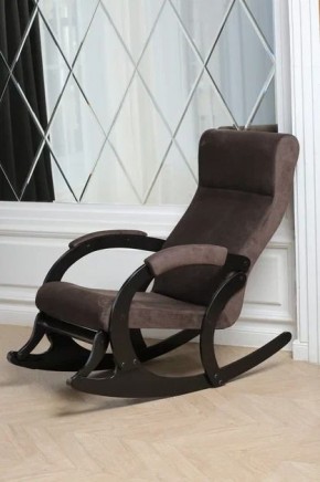 Кресло-качалка МАРСЕЛЬ 33-Т-AC (кофе) в Приобье - priobie.ok-mebel.com | фото 4