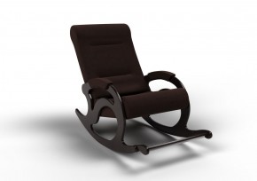 Кресло-качалка Тироль 12-Т-ГР (ткань/венге) ГРАФИТ в Приобье - priobie.ok-mebel.com | фото