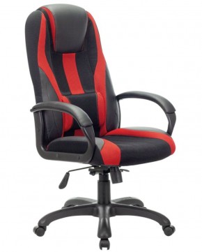 Кресло компьютерное BRABIX PREMIUM "Rapid GM-102" (экокожа/ткань, черное/красное) 532107 в Приобье - priobie.ok-mebel.com | фото 1