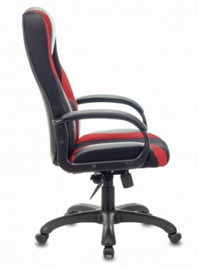 Кресло компьютерное BRABIX PREMIUM "Rapid GM-102" (экокожа/ткань, черное/красное) 532107 в Приобье - priobie.ok-mebel.com | фото 3
