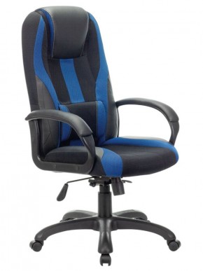 Кресло компьютерное BRABIX PREMIUM "Rapid GM-102" (экокожа/ткань, черное/синее) 532106 в Приобье - priobie.ok-mebel.com | фото