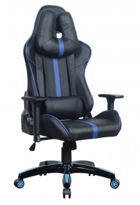 Кресло компьютерное BRABIX "GT Carbon GM-120" (черное/синее) 531930 в Приобье - priobie.ok-mebel.com | фото 1