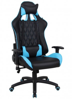 Кресло компьютерное BRABIX "GT Master GM-110" (черное/голубое) 531928 в Приобье - priobie.ok-mebel.com | фото 1