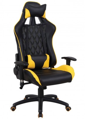 Кресло компьютерное BRABIX "GT Master GM-110" (черное/желтое) 531927 в Приобье - priobie.ok-mebel.com | фото