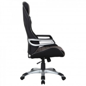 Кресло компьютерное BRABIX Techno GM-002 (ткань) черное/серое, вставки белые (531815) в Приобье - priobie.ok-mebel.com | фото 4
