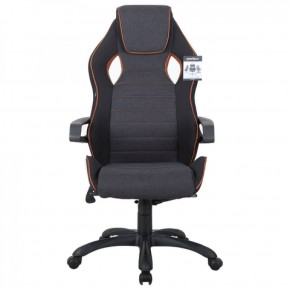 Кресло компьютерное BRABIX Techno Pro GM-003 (ткань черное/серое, вставки оранжевые) 531813 в Приобье - priobie.ok-mebel.com | фото 7