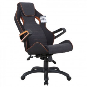 Кресло компьютерное BRABIX Techno Pro GM-003 (ткань черное/серое, вставки оранжевые) 531813 в Приобье - priobie.ok-mebel.com | фото 8