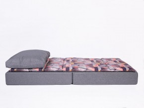 Кресло-кровать бескаркасное Харви (серый-геометрия слейт) в Приобье - priobie.ok-mebel.com | фото 4