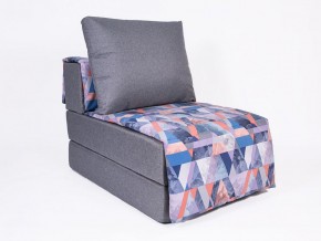 Кресло-кровать бескаркасное Харви (серый-сноу деним) в Приобье - priobie.ok-mebel.com | фото 1