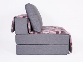 Кресло-кровать бескаркасное Харви (серый-сноу манго) в Приобье - priobie.ok-mebel.com | фото 3