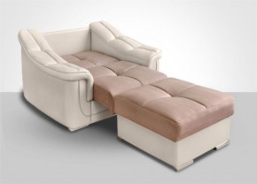 Кресло-кровать + Пуф Кристалл (ткань до 300) НПБ в Приобье - priobie.ok-mebel.com | фото 3