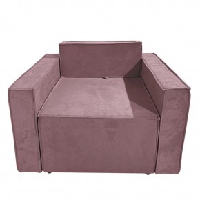 Кресло-кровать Принц КК1-ВР (велюр розовый) в Приобье - priobie.ok-mebel.com | фото
