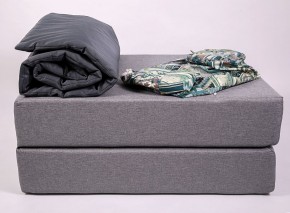Кресло-кровать-пуф бескаркасное Прайм (мехико серый-графит) в Приобье - priobie.ok-mebel.com | фото 5