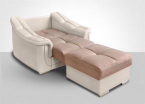 Кресло-кровать + Пуф Кристалл (ткань до 300) Боннель в Приобье - priobie.ok-mebel.com | фото 3