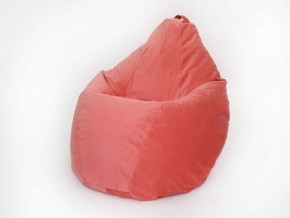 Кресло-мешок Груша Малое (700*900) Велюр "Однотон" в Приобье - priobie.ok-mebel.com | фото 4