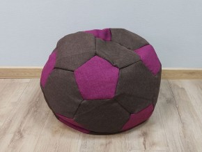 Кресло-мешок Мяч S (Savana Chocolate-Savana Berry) в Приобье - priobie.ok-mebel.com | фото