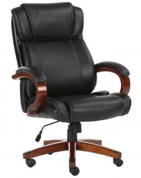 Кресло офисное BRABIX PREMIUM "Magnum EX-701" (дерево, рециклированная кожа, черное) 531827 в Приобье - priobie.ok-mebel.com | фото