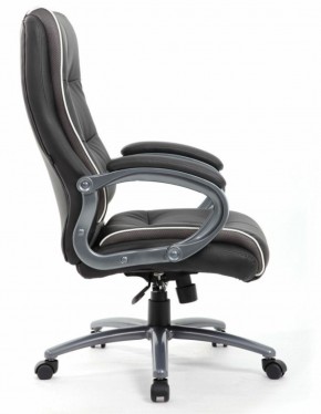 Кресло офисное BRABIX PREMIUM "Strong HD-009" (экокожа черная, ткань серая) 531945 в Приобье - priobie.ok-mebel.com | фото 3