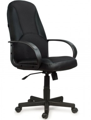 Кресло офисное BRABIX "City EX-512" (кожзам черный, ткань черная) 531407 в Приобье - priobie.ok-mebel.com | фото