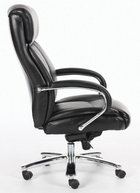 Кресло офисное BRABIX "Direct EX-580" (хром/рециклированная кожа/черное) 531824 в Приобье - priobie.ok-mebel.com | фото 3