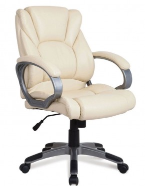 Кресло офисное BRABIX "Eldorado EX-504", экокожа, бежевое, 531167 в Приобье - priobie.ok-mebel.com | фото 1