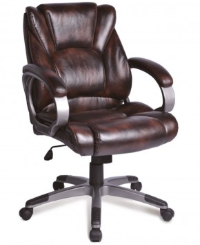 Кресло офисное BRABIX "Eldorado EX-504" (коричневое) 530875 в Приобье - priobie.ok-mebel.com | фото 1