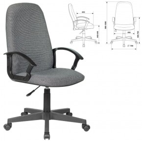 Кресло офисное BRABIX "Element EX-289", ткань, серое, 532093 в Приобье - priobie.ok-mebel.com | фото 2
