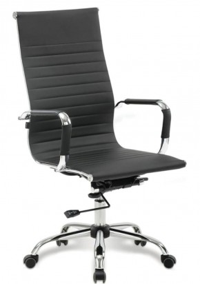 Кресло офисное BRABIX "Energy EX-509" (экокожа, хром, черное) 530862 в Приобье - priobie.ok-mebel.com | фото