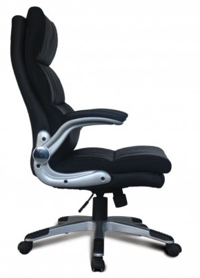 Кресло офисное BRABIX "Fregat EX-510" (рециклированная кожа, черное) 530863 в Приобье - priobie.ok-mebel.com | фото 3