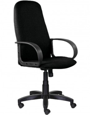Кресло офисное BRABIX "Praktik EX-279" (ткань/кожзам, черное) 532017 в Приобье - priobie.ok-mebel.com | фото