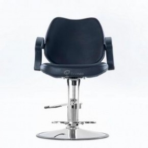 Кресло парикмахера Barneo 6219D черное в Приобье - priobie.ok-mebel.com | фото 2