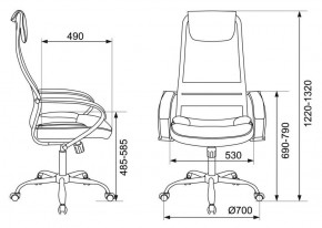 Кресло руководителя Бюрократ CH-608SL/BLACK в Приобье - priobie.ok-mebel.com | фото 4