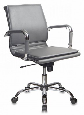 Кресло руководителя Бюрократ CH-993-LOW/GREY серый в Приобье - priobie.ok-mebel.com | фото 1